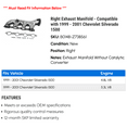 thumbnail image 2 of Right Exhaust Manifold - Compatible with 1999 - 2001 Chevy Silverado 1500 2000, 2 of 2