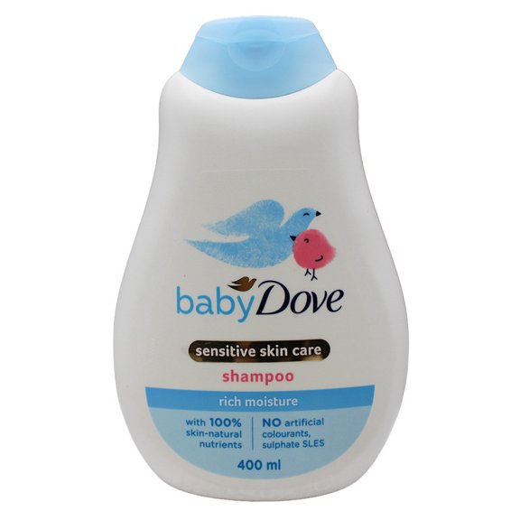 Baby Dove Shampoo para bebé Rich Moisture 400 ml para cuidado diario