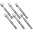 thumbnail image 2 of 6pcs Tension Rods Screw Drum Set Parts Drum Mounting Screws Metal Fastener Screws, 2 of 9