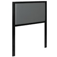 thumbnail image 3 of BizChair Metal Upholstered Twin Size Headboard in Dark Gray Fabric, 3 of 12