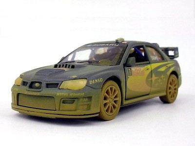 Subaru Impreza WRC 2007 1:36 scale KiNSMART toy model cast metal car 