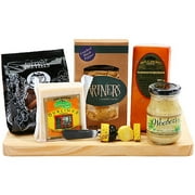 Gourmet Cheese and Crackers with Cutting Board