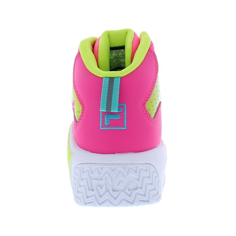 Fila Mb Night Walk Girls Shoes Size 2, Color: Pink/Yellow