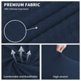 thumbnail image 4 of JIATER 1-Piece Sofa Cover Stretch Couch Cover Washable Sofa Slipcover Furniture Protector for Loveseat Sofa,Navy, 4 of 8