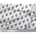 thumbnail image 2 of Soimoi Poly Georgette Fabric Leaves & Floral Block Fabric Prints by Yard 42 Inch Wide, 2 of 3