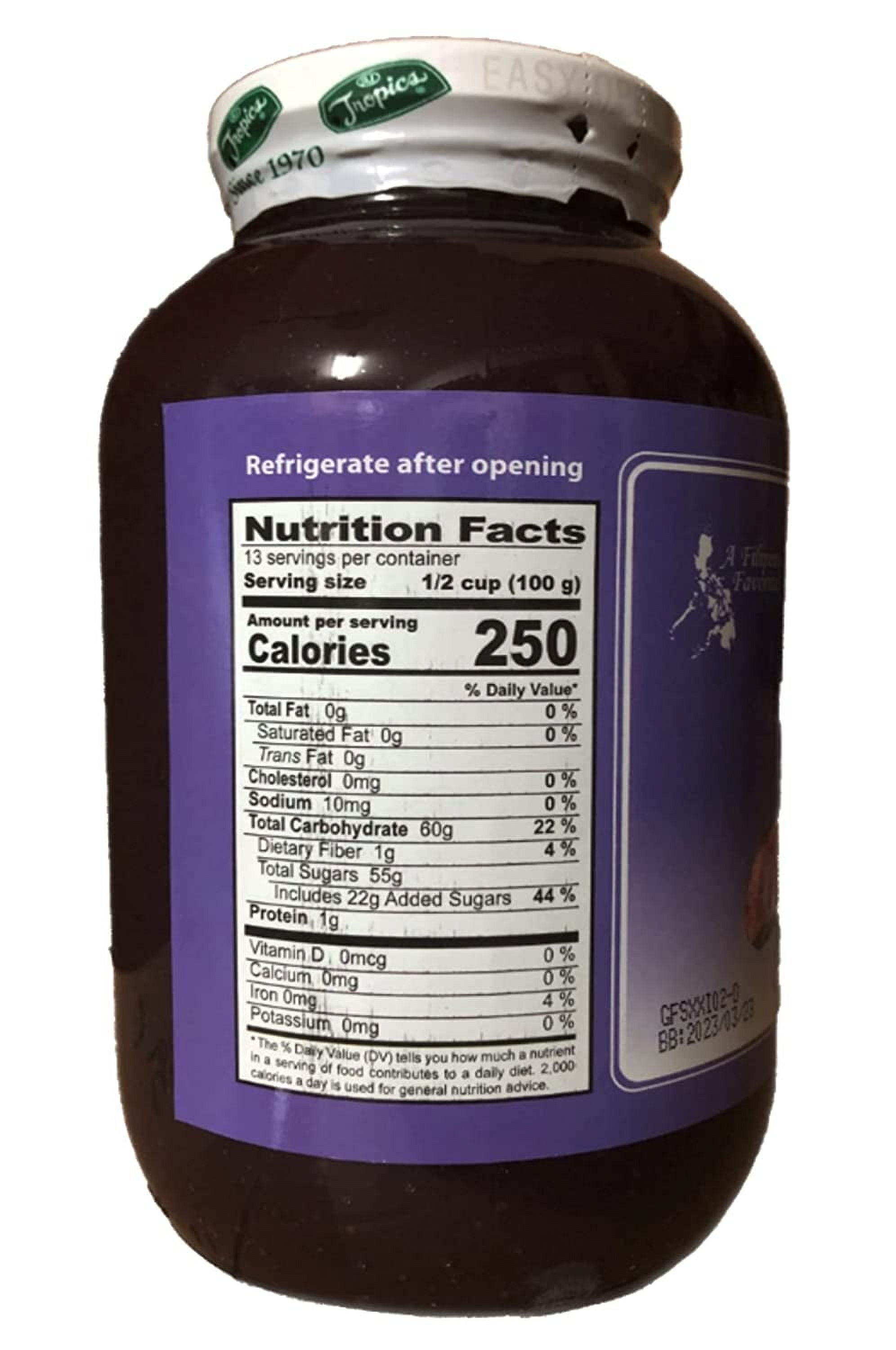 32oz Tropics Ube Halaya (Purple Yam Jam)