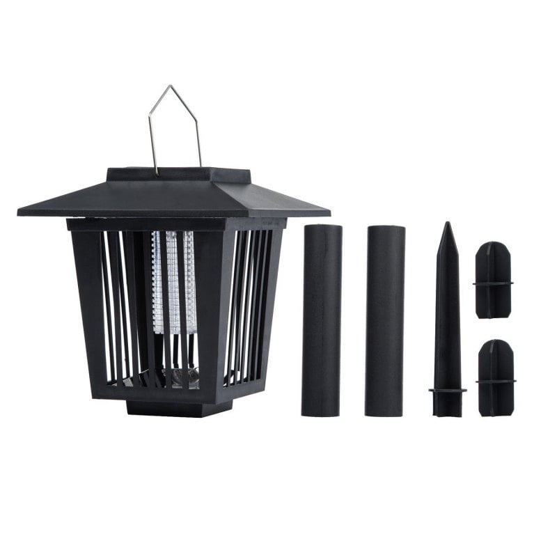 Solar Powered Bug Zapper Light Mosquito Killer Insect Portable Garden