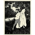 thumbnail image 2 of Beardsley, Aubrey 12x14 Black Modern Framed Museum Art Print Titled - Savoy 1896 Vol.1 - The Three Musicians, 2 of 4