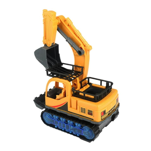 Juguete de construcción de excavadora Juguete de coche de ingeniería para regalos de vacaciones Niños Niñas