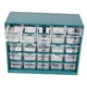 thumbnail image 2 of Organizador de herramientas pequeño, armario para manualidades, resistente y de alta fiabilidad, versátil, con 25 cajones y tornillos para el hogar y Verde oscuro, 2 of 8
