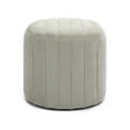 thumbnail image 5 of TOV Furniture Pouch Mint Green Chenille Ottoman, 5 of 6