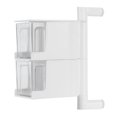thumbnail image 3 of Organizador De Especias, Estante De Almacenamiento De Especias Giratorio Montado En La Pared De Gran Capacidad Para Cocina Para Artículos Del Hogar ANGGREK Blanco, 3 of 8