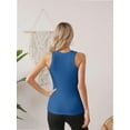 thumbnail image 3 of Womens Summer Tank Tops Crewneck Sleeveless Shirts Tanks Slim Fitted Casual Basic Tee Shirt, 3 of 6