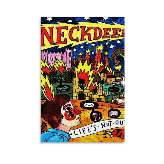 Life's Not Out to Get You by Neck Deep (2) Canvas Poster Bedroom Decor Office Decor Gifts Unframe-style