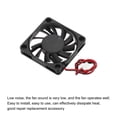 thumbnail image 4 of 2 Pcs Ventilador sin escobillas DC12V 0.24A 60x60x10mm 2Pin 2Wire Alta Velocidad Silencioso para Impresora 3D Caja de Computadora Equipos de Video Proyecto de Ventilación DIY, 4 of 6