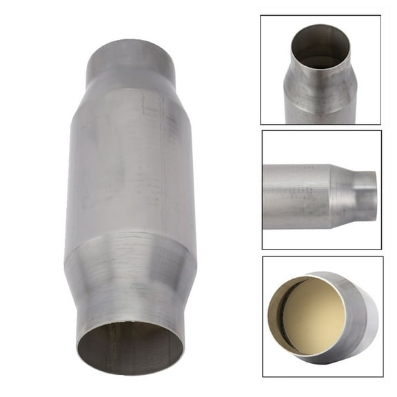 1pcs Universal 3 inch Stainless Steel In/Out Catalytic Converter 410300 Weld-on