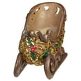 thumbnail image 2 of Northlight Sleigh Christmas Decoration - 8.75" - Brown and Gold, 2 of 4