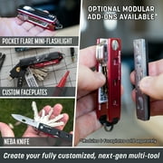 Keyport Pivot 2.0 Key Organizer Keychain (Red Aluminum) - EDC Multi-Tool + Lost & Found All-in-One