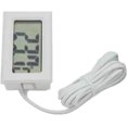 thumbnail image 1 of Hive Digital Sensor, Accurate LCD Display 2 Colors Remote Hygrometer for Home Office Bedroom Brown Outdoor Thermometer White A, 1 of 8
