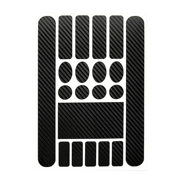 Protector de vaina y cuadro de fibra de carbono para bicicleta de montaña (negro)