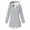 Gray, variant on Womens Coats Outerwear Winter Women's Windproof Plush Insulation Long Sleeved Hooded Casual Coat