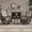Grey, variant on MELLCOM 3 Pieces Patio Furniture Set, Outdoor Swivel Rocker Patio Chairs, Wicker Patio Bistro Set with Rocking Chair, Thickened Cushions and Glass Coffee Table for Backyard, Garden, Wine Red