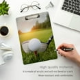 thumbnail image 5 of FMSHPON Golf Club Ball Clipboard Hardboard Wood Nursing Clip Board and Pull for Standard A4 Letter 13x9 inches, 5 of 8