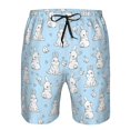 thumbnail image 3 of Fotbe Rabbit And Bird Trajes de Baño Estampados para Hombre, Shorts de Verano de Secado Rápido, Ropa de Playa, Bañadores-Medium, 3 of 6