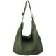 thumbnail image 1 of Bandolera GAXOS Aesthetic Vintage de lona verde para mujer, 1 of 7