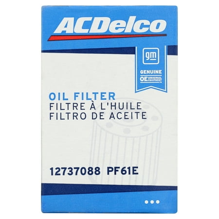 ACDelco PF61E Engine Oil Filter Fits select: 1999-2002 CHEVROLET SILVERADO, 2006-2011 CHEVROLET IMPALA