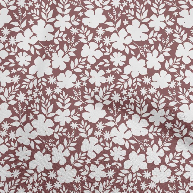 oneOone Viscose Chiffon Brown Fabric Asian Mosaic Craft Projects Decor Fabric Printed By The Yard 42 Inch Wide