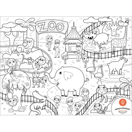 Prince Lionheart Color and Draw - Zoo