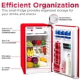thumbnail image 6 of Frigidaire 3.2 Cu. ft. Single Door Retro Compact Refrigerator EFR372, Red, 6 of 11