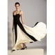 thumbnail image 2 of Vestido de fiesta EEMEII para mujer, tirantes finos, patchwork, largo, 2 of 8