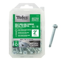 No.12 x 2 in. Hex Small Screw, Pack of 60