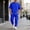 Blue, variant on Men's Knit Casual Suit for Everyday Wear – Modern Semi Formal Set with Comfortable and Stitching