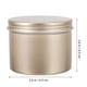 thumbnail image 4 of 5 latas vacías de metal de 100 ml para Navidad, para dulces, té, velas, fiestas, etc., 4 of 6