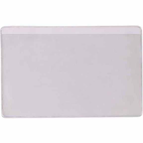 4 x 6 in. Press-On Vinyl Envelopes - Long Side Open - Pack of 50
