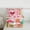 Christmas Pink H, variant on Castle Fairy Letter Monogrammed P Bedding Comforter Set 2pcs for Preppy Child,Christmas Santa Claus Deer Twin Comforter Sets Microfiber,Happy New Year Breathable Bedding Set,Microfiber Bedroom Decor