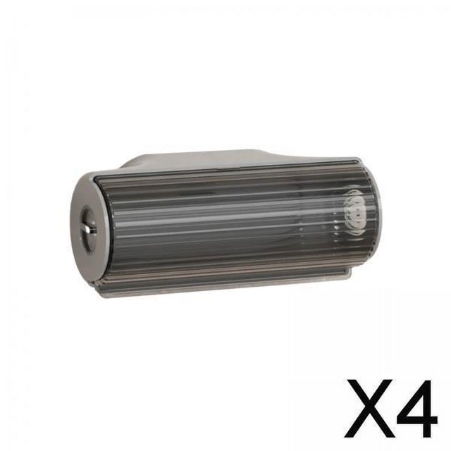 4x Dispensador de Bolsas de Basura Portarrollos Caja de Almacenamiento de Bolsas de Basura Dispensador de Bolsas de Basura Montado en La Pared para Ah 4 piezas
