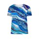thumbnail image 5 of Tops de Ajuste Suelto para las Mujeres Impreso Manga Corta Suéter Camiseta Cuello Redondo Blusa Casual, Top de Moda para el Uso Diario Y las Salidas, 5 of 7