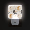 thumbnail image 3 of Cute Crescent Moon and Sun Night Light 2 Pack LED Nightlight Plug into Wall Dusk to Dawn Sensor Soft White, 3 of 7