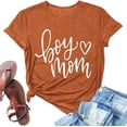 thumbnail image 5 of YDLCAFD T-Shirts pour Femmes Tendance Été Mode Féminine Haut Imprimé Col Rond Ample T-Shirt, 5 of 5