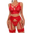 thumbnail image 2 of uublik Valentines Lingerie Set for Women Bodysuit Babydoll Plus Size Lace Sexy Naughty, 2 of 4