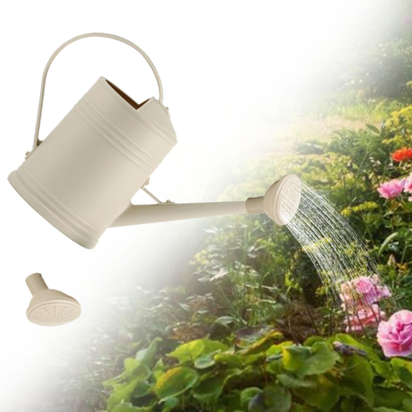 Colaxi Watering Can Plants Sprinkler Equipment with Spout Sprinkling Can Gardening Tool for Indoor Plants Decoration Patio Yard Vase Beige