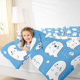 thumbnail image 3 of jejeloiu Kawaii Funny Ghost Bedding Comforter Set,Happy Halloween Twin Comforter Sets,Spooky Skeleton Skull Bedding Set For Boys Kids,Breathable Bedroom Decorative Reversible,2 Pieces, 3 of 7
