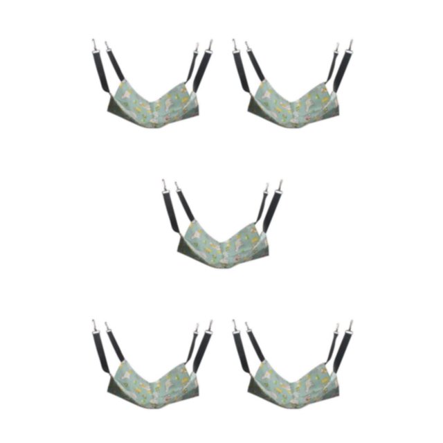 Wweixi Hanging Cat Hammock - Extra And Exquisite Craft For Cozy Nap Reversible Cat Cat Hanging Bear(Summer) S: 27x27cm 5PCS