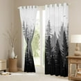 thumbnail image 3 of Feelyou Jungle Nature Scenery Curtains Pack of 2 (42x84 Each) for Adult, Natural Pine Tree Curtains Blackout, Countryside Bedroom Curtains, Blackout Curtains Home Decor, 3 of 6