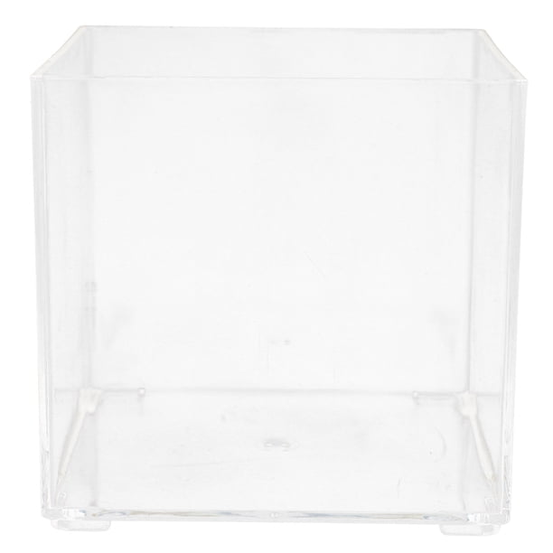 Caja transparente para bolsas de café, compartimento para artículos diversos, caja para bolsas de té, organizador de paquetes de té