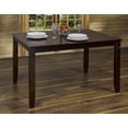 thumbnail image 4 of K-Living Nellie 5-Piece Solid Wood Dining Table Set, Contemporary Home Furniture, Espresso Finish, 4 of 6